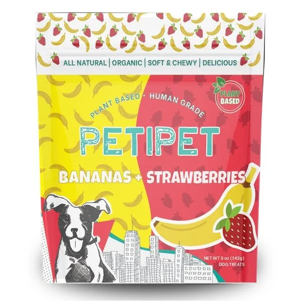 5oz Petipet Bananas & Strawberries - Treat